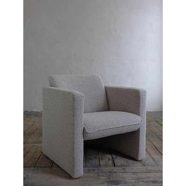 Gray Dedar Boucle Lounge Chair, 1990s For Sale - Image 3 of 8