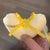 Yellow Lace Hearts Pack of 2 Handmade For Sale - Image 9 of 12