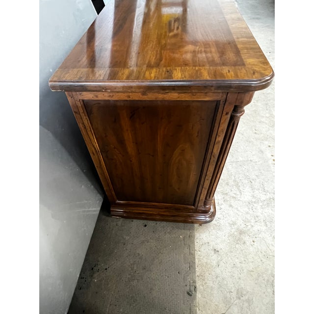 Vintage Drexel Heritage "Cameo Collection" Burled Walnut Nightstands - A Pair For Sale - Image 13 of 18