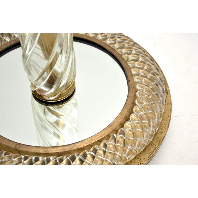 Vintage Italian Murano Glass Floor Lamp, 1950s For Sale - Image 11 of 12