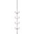 Kelly Wearstler for Visual Comfort Signature Liaison Statement Sconce in Polished Nickel For Sale
