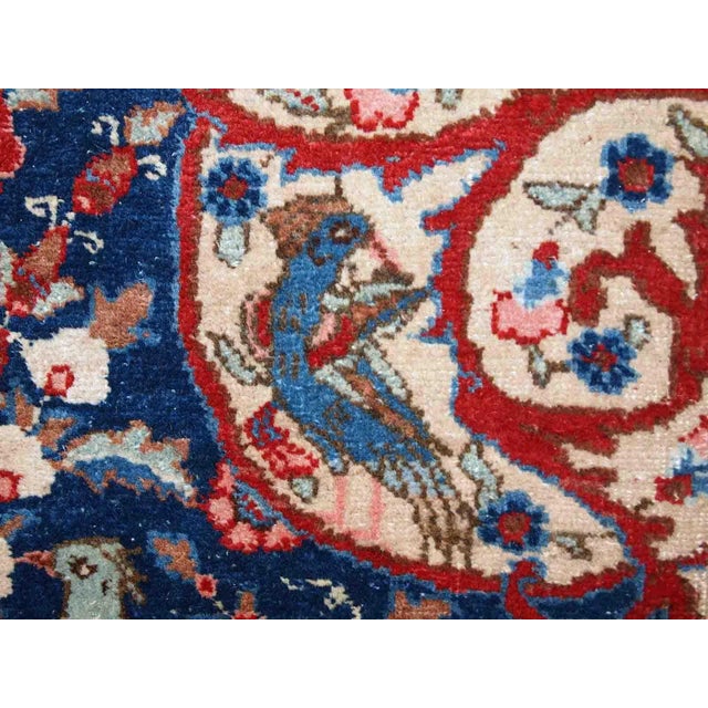 Beige 1920s Handmade Persian Tabriz Rug For Sale - Image 8 of 11