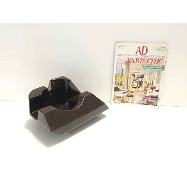 Made in Italy, 1970s. This ashtray / catchall is made in glazed ceramic. It may show slight traces of use since it's...
