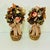 1980s Vintage Rustic Arts & Crafts Boho Chic Fall Mantel Centerpiece Topiaries - A Pair, Thanksgiving. For Sale - Image 4 of 16