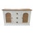 Modern Solid Wood Cane Rattan Buffet Sideboard For Sale