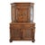 Renaissance Revival Style Carved Cabinet With Diamond Inlay For Sale