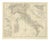 Antique Map of Italy with Sicily, Malta and Bay of Naples Insets, 1860 For Sale