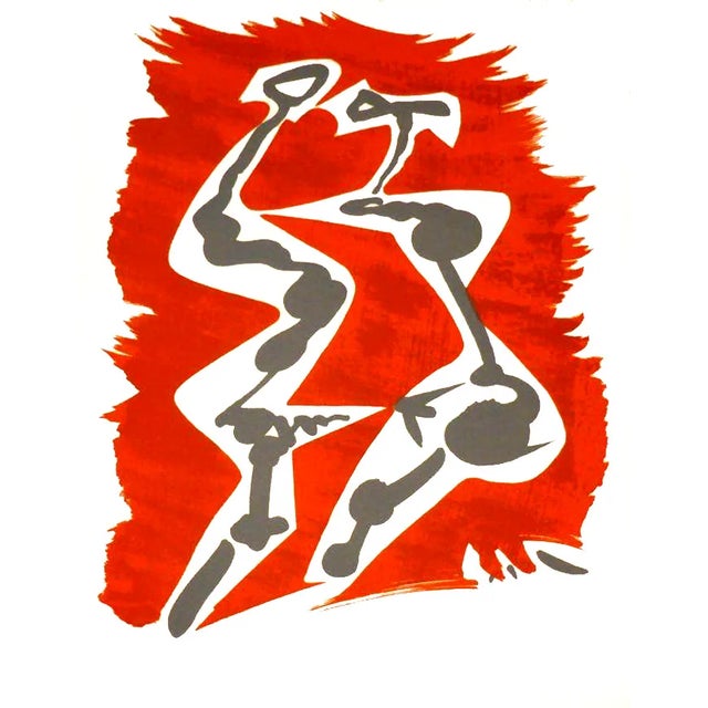 Country: France Title: Untitled 2 Medium: Original Lithograph Paper Size: 14 x 11.75 inch Printed: 1973 by Mourlot Paris...