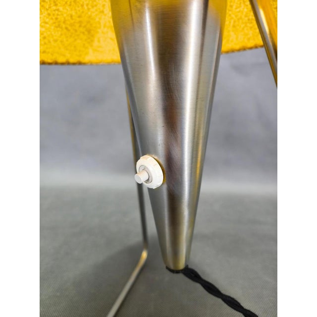 1960s Vintage Table Lamp in Chrome with Paper Shade by Helena Frantová, 1960s For Sale - Image 5 of 14