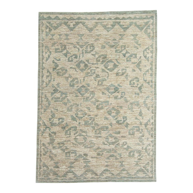 Turkish Oushak Rug 8'10" x 12'7" #20276 For Sale