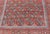 Burnt Orange Antique East Turkistan Belouch Rug With Rich Red Lattice Design 5'10" X 8'10" For Sale - Image 8 of 11