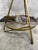 Brass Arteriors Wyndham Swivel Counter Stools Set of 8 Natural Wax Wood Vintage Brass For Sale - Image 8 of 10