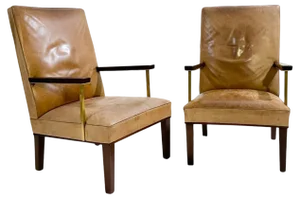 Set of Mid-Century Modern Armchairs, 1950