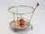 1960s Serving Cart with Turned Wooden Handle attributed to Max Ingrand for Fontana Arte, Italy, 1960s For Sale - Image 5 of 10