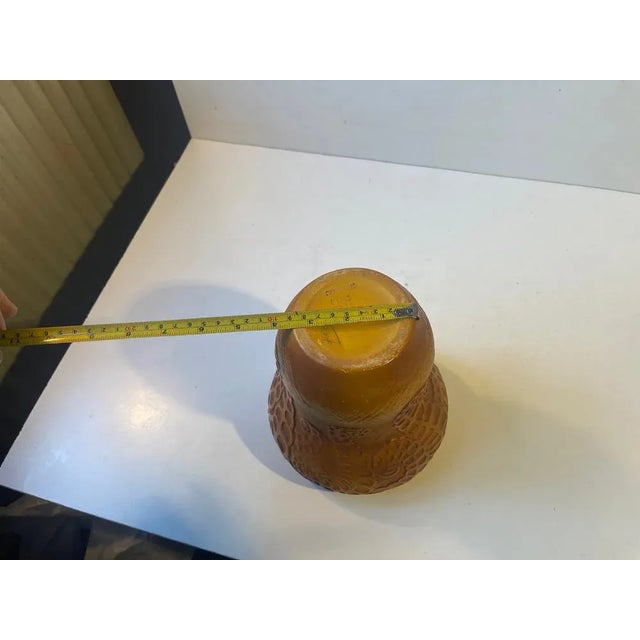 Art Nouveau Terracotta Vase with Squid Tentacles by Michael Andersen & Son, 1890s For Sale - Image 11 of 13