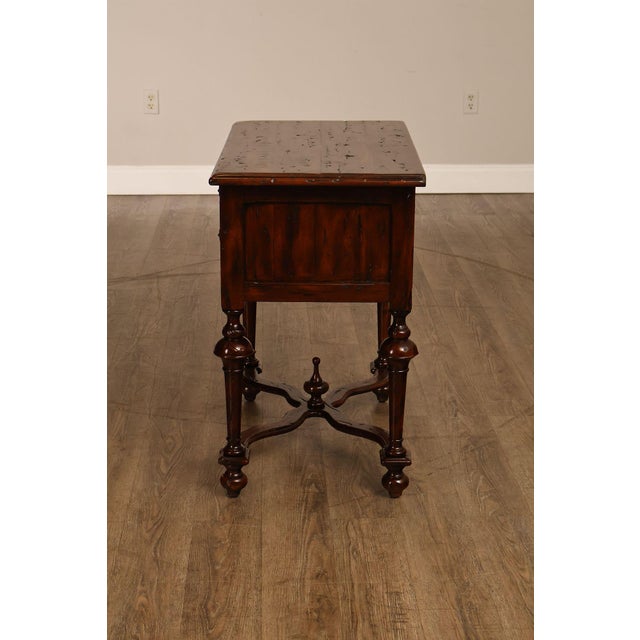 Theodore Alexander Castle Bromwich Antiqued Wood Lowboy End Table For Sale - Image 14 of 18
