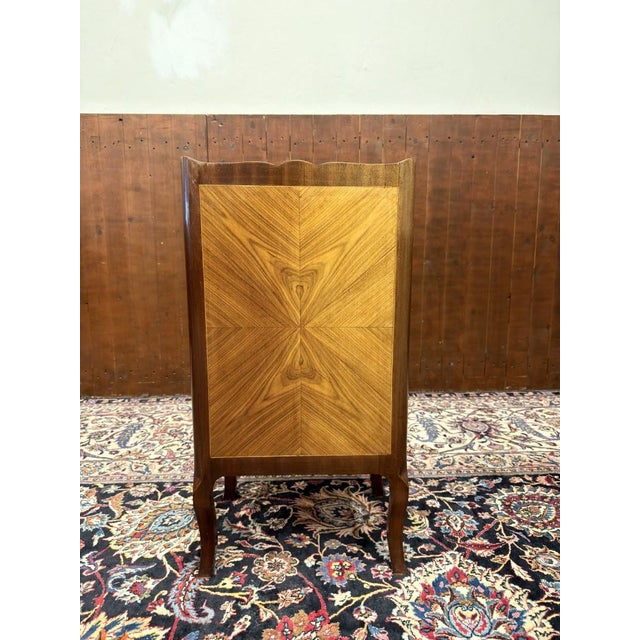 English Nightstand with Books and Marqueterie, Set of 2 For Sale - Image 5 of 15