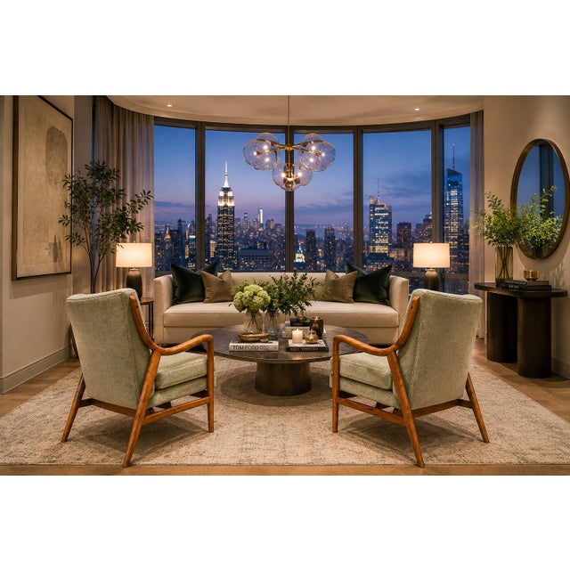 Celadon Pair of Sculptural Armchairs by Giuseppe Scapinelli in Caviúna Wood & Mohair, Brazil, 1950s For Sale - Image 8 of 18