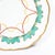 Set of 16 Turquoise & 24k Gilt Border Porcelain Dinner Plates by Hutschenreuther For Sale - Image 16 of 16