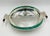1980s Emilia Castillo Silver-Plated Serving Bowl With Malachite Inlay, Mexican Design For Sale - Image 10 of 18
