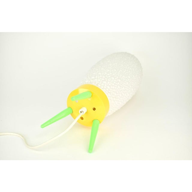 White 1950s Rare Atomic Age Beehive Table Light For Sale - Image 8 of 9