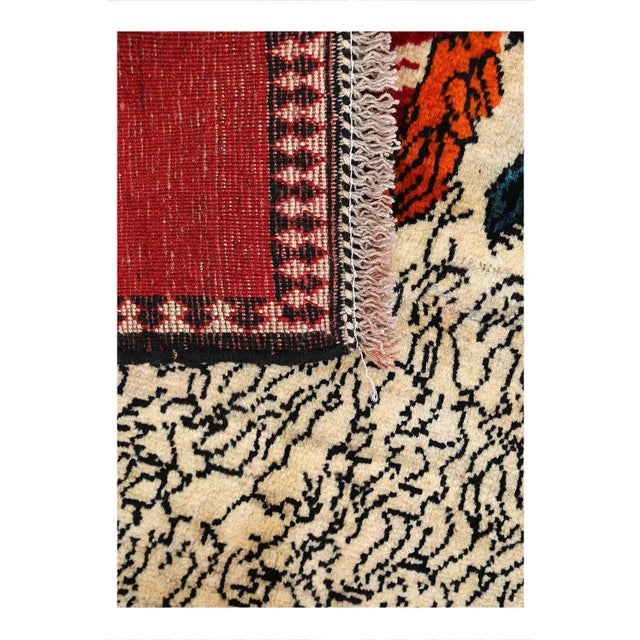 Pasargad Hand Knotted Lion Shiraz Rug For Sale - Image 4 of 4