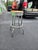 Industrial Vintage Countertop Metal and Wood Swivel Stool For Sale - Image 3 of 5