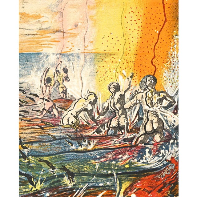 Abstract "La Pêche Au Thon" (Tuna Fishing) by Salvador Dalí For Sale - Image 3 of 5