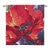 Majestic Poppy - Simon Bull Loom Woven Tapestry - 97 X 94 Cm (3'2" X 3'1") - Requires Rod Size 2 For Sale