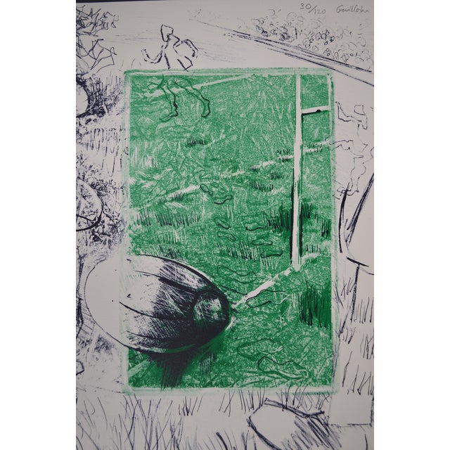 1970s Guillain Siroux “Le Printemps” French Color Print Hand-Signed and Numbered For Sale - Image 10 of 11