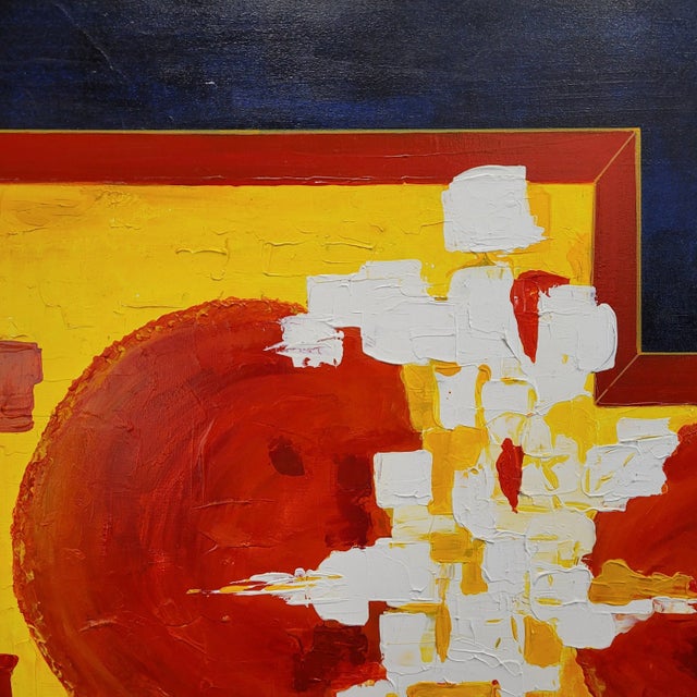 Cécile Genon Sorel, African Sun, 2007, Oil on Canvas For Sale - Image 9 of 18