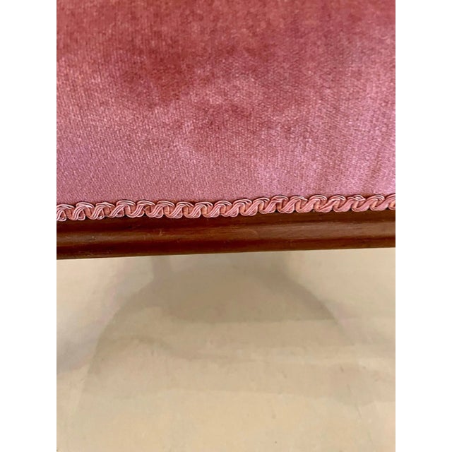 Brown Antique Victorian Walnut Lady's Chair For Sale - Image 8 of 12