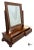 Brown Vintage Craftique Traditional Chippendale Style Mahogany Table Top Vanity / Shave Mirror For Sale - Image 8 of 10