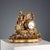 Antique Clock with Gilded Antimony Wooden Base, 1800s For Sale - Image 13 of 13