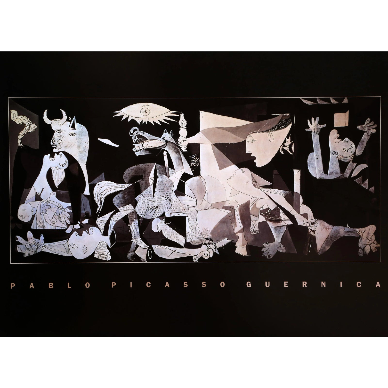 picasso guernica 陶版画　DDC 1988 Amazon.com: ZHMANLUCK Guernica by Picasso 1 Piece Art Print