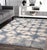 Pasargad Home Shibori Silver Area Rug-10' 0" X 14' 0" For Sale In New York - Image 6 of 6