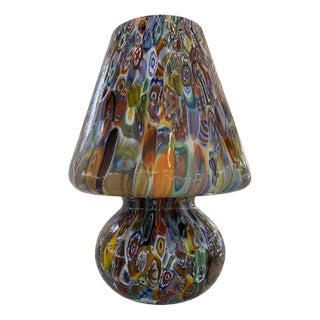 Venetian Mushroom Table Lamp in Murano Glass For Sale
