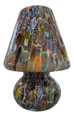 Venetian Mushroom Table Lamp in Murano Glass