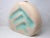 Contemporary 1980's Large Postmodern Pink and Turquoise Sculptural Ceramic Vase For Sale - Image 3 of 11