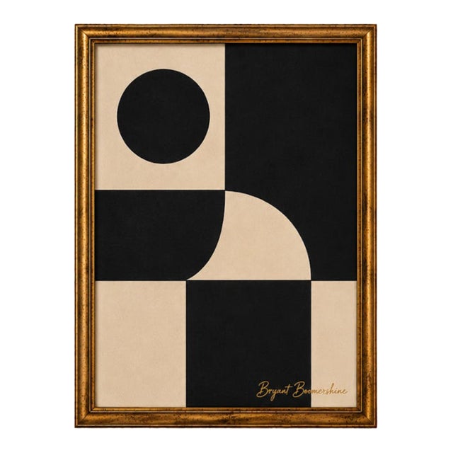 Architectural Silence Abstract Painting Framed by Bryan Boomershine For Sale