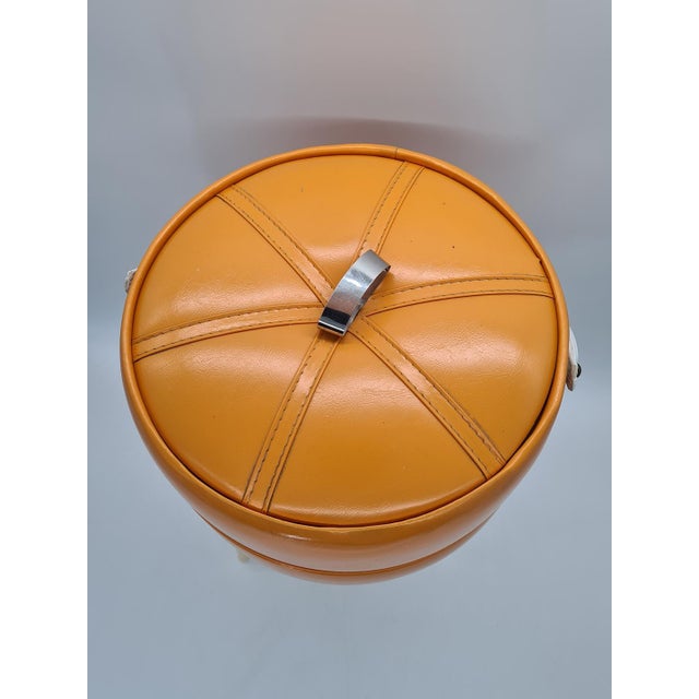 Mid-Century Modern Mid-Century Modern Sewing Basket on Legs, 1970s For Sale - Image 3 of 10