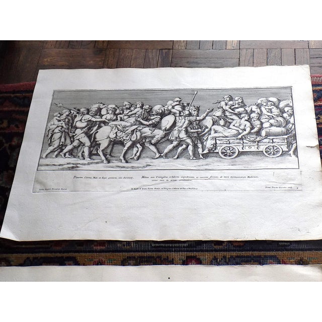 This set of nine (9)) copperplate engravings depicts Roman freizes on the Ducal palace in Mantua (now Lombardy, Italy)...