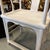 White Whitewash Horseshoe Asian Chair For Sale - Image 8 of 12