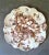 Antique Marguerite Royal Staffordshire Pottery Brown Transferware Oyster Plate For Sale - Image 12 of 12