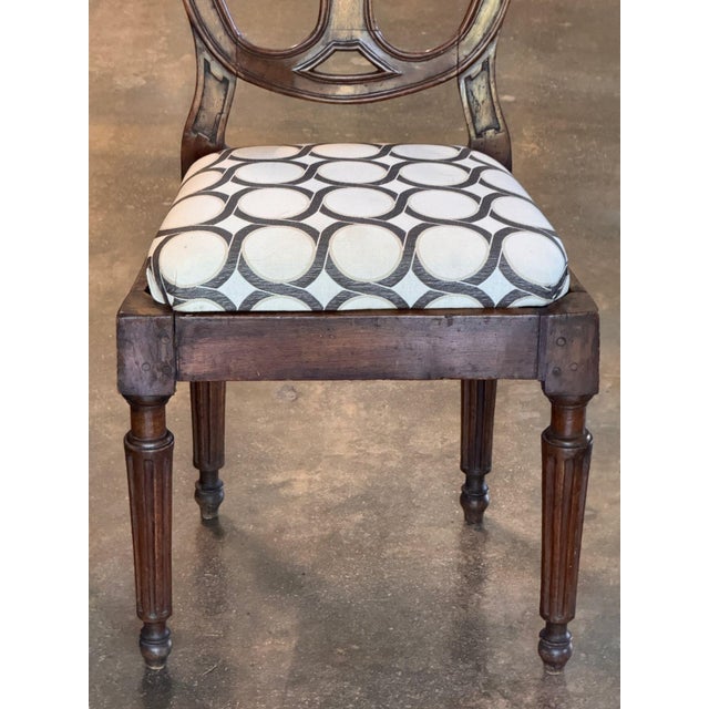 Brown 18th Century Pair of Italian Side Chairs For Sale - Image 8 of 16