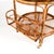 Mid-Century Rattan and Bamboo Round Serving Bar Cart, Italy 1960s For Sale - Image 17 of 18