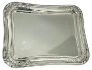 Dutch Silver Salver by George Reevers, 1856