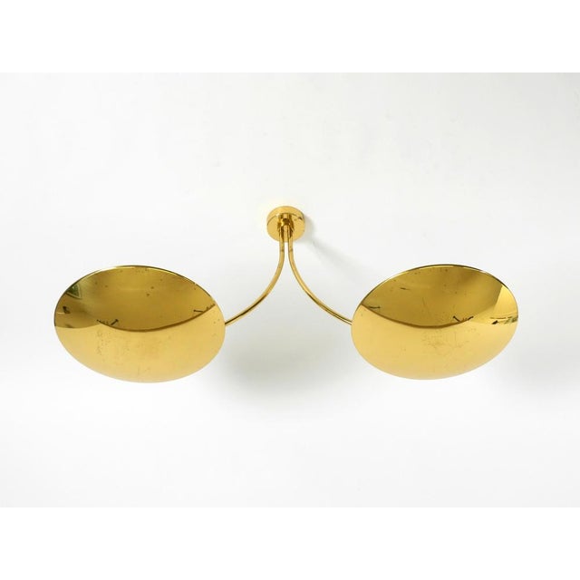 Vintage German Duan Brass Pendant Lamp by Florian Schulz, 1970s For Sale - Image 17 of 17