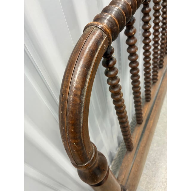 Antique Jenny Lind Spool Bed Complete Late 19th Century Set, 3/4 Size For Sale - Image 4 of 8