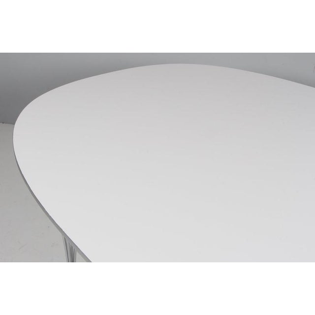 2000 - 2009 Black Lacquered Ellipse Dining Table by Piet Hein & Bruno Mathsson, 1960s For Sale - Image 5 of 6